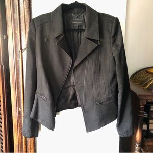 BCBGMaxAzria Textured Black Blazer